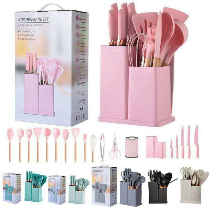 19pcs Silicon Kitchenwear Set
