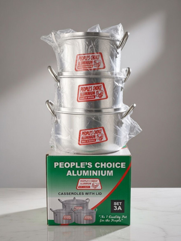 3 Set Aluminum Students Size Pot