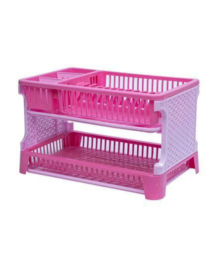 Plastic Double Deck Plate Rack