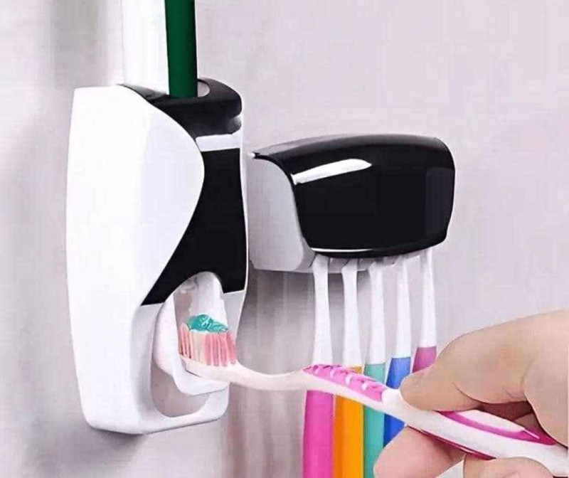 Tooth Paste Dispenser and Brush Holder 001