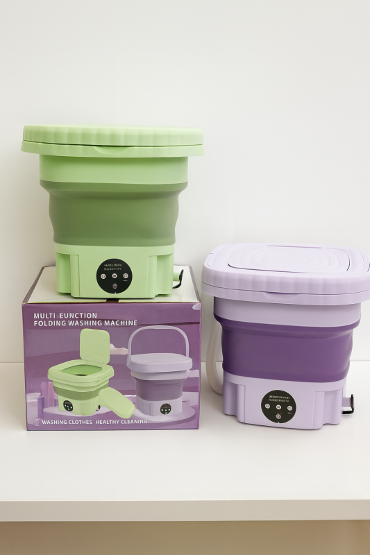 Multi function folding washing machine