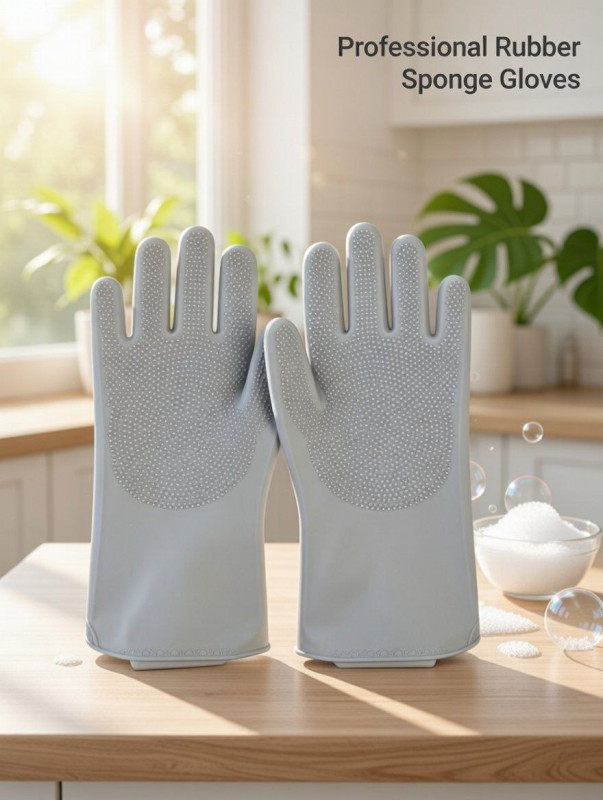 Silicon Dish Washer Gloves