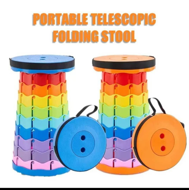 Telescoping Foldable Stool