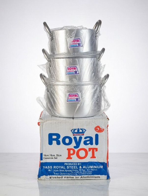 3 Set Aluminum Students Size Pot