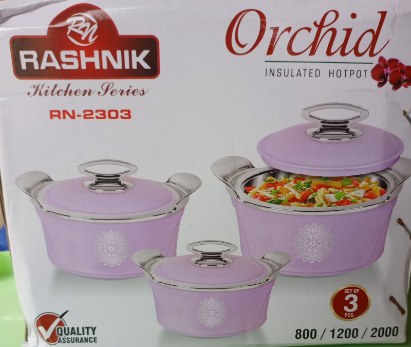 Orchid Insulated Hot Pot